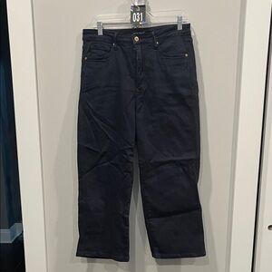 Judy Blue Women's Navy Wide Leg Jeans